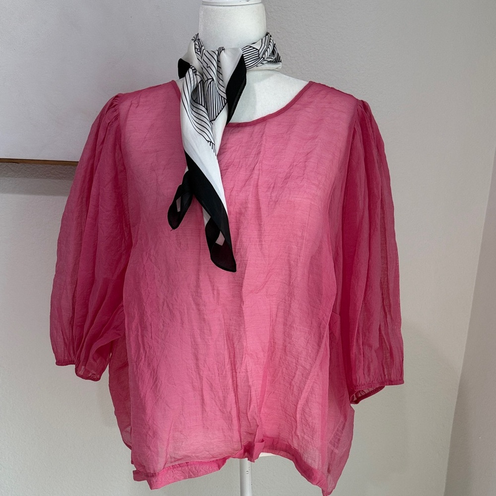 Zara oversized blouse